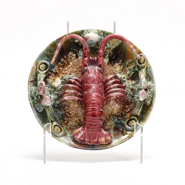majolica-palissy-ware-lobster-plate