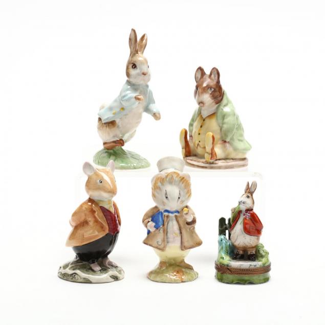 group-of-porcelain-woodland-creatures