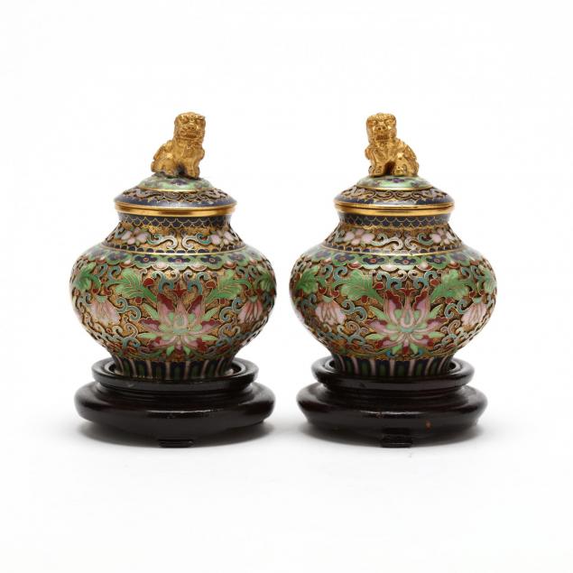 pair-of-fine-cloisonne-lidded-cabinet-urns