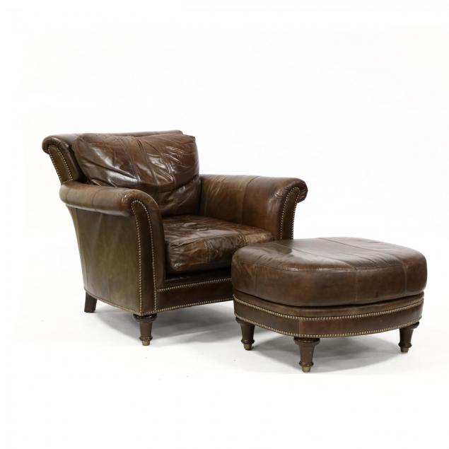 ferguson-copeland-leather-club-chair-and-ottoman