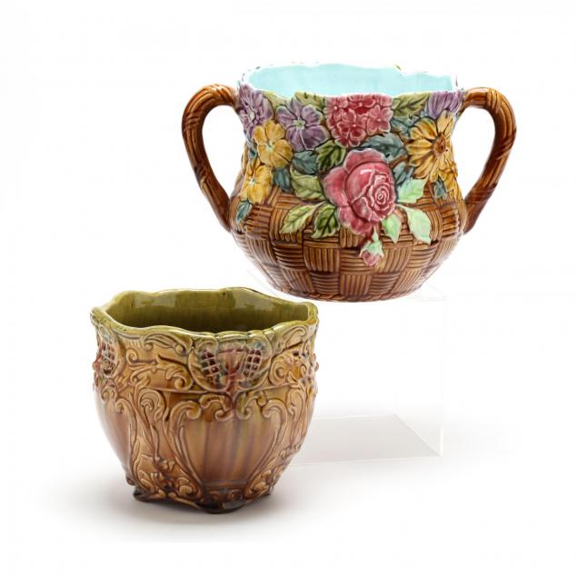 two-majolica-jardinieres