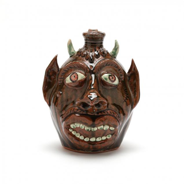 nc-folk-pottery-albert-hodge-devil-face-jug