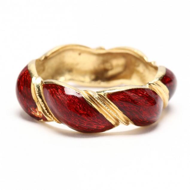 18kt-gold-and-enamel-band