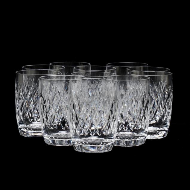 eleven-waterford-crystal-tumblers