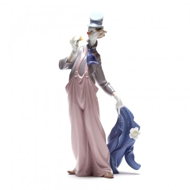 lladro-exclusive-clown-with-flower