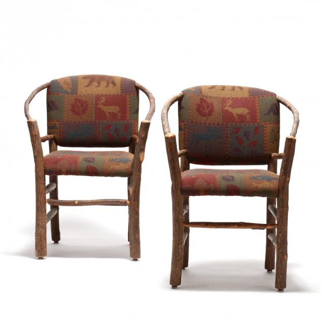 old-hickory-pair-of-folky-arm-chairs