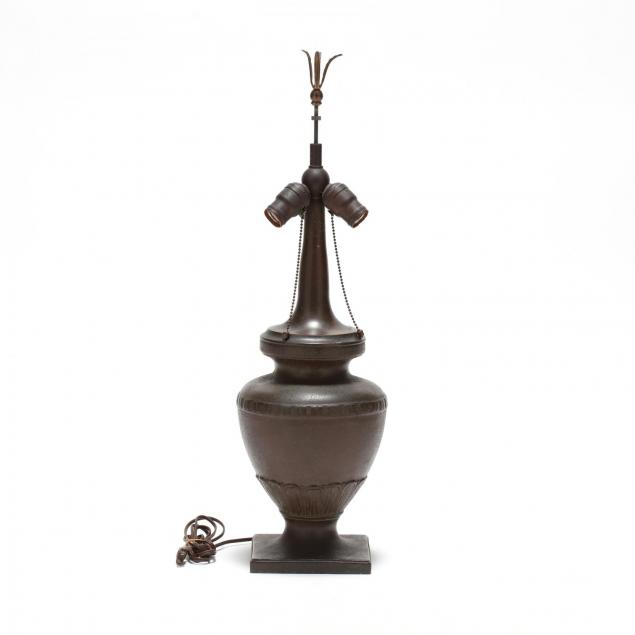 handel-bronze-urn-form-table-lamp-base
