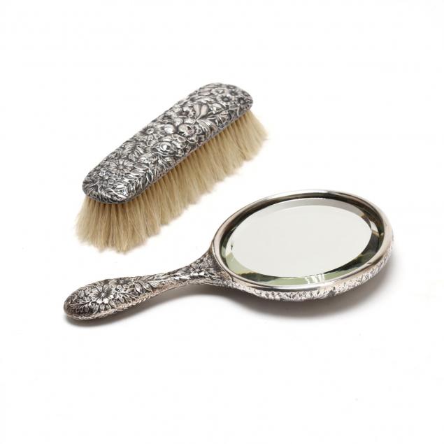 an-antique-gorham-sterling-silver-hand-mirror-and-clothes-brush