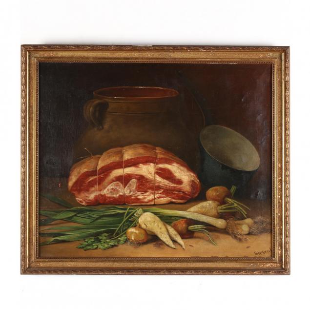 sirvent-french-19th-century-still-life-with-ham