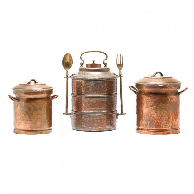 three-vintage-copper-canisters