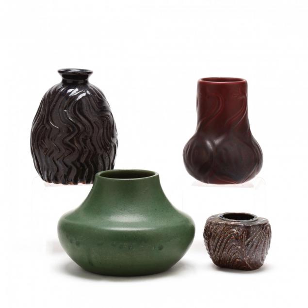 four-pieces-american-art-pottery