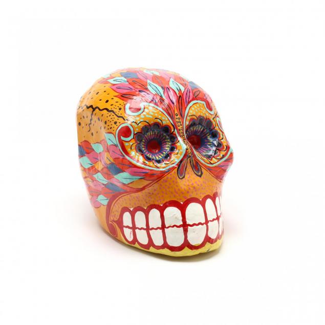 day-of-the-dead-papier-mache-skull