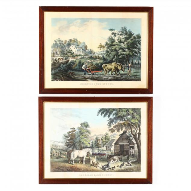 currier-ives-two-i-american-farm-scenes-i