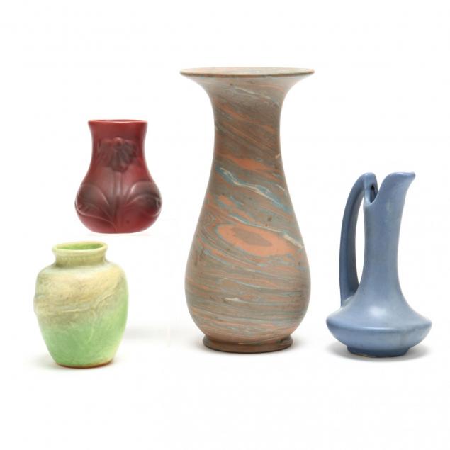 four-pieces-american-art-pottery
