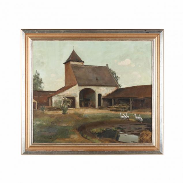 maurice-doncker-belgian-20th-c-farmyard-scene-with-geese