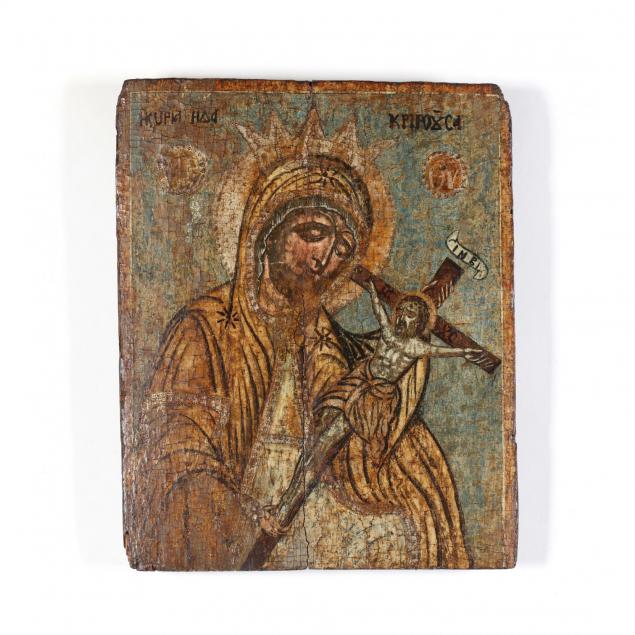 antique-byzantine-style-icon-with-the-virgin-holding-a-crucifix