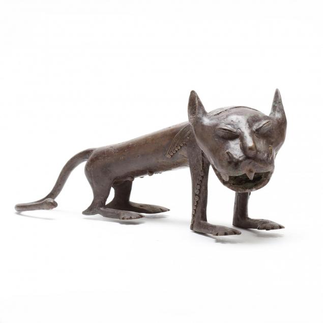 african-bronze-of-a-big-cat