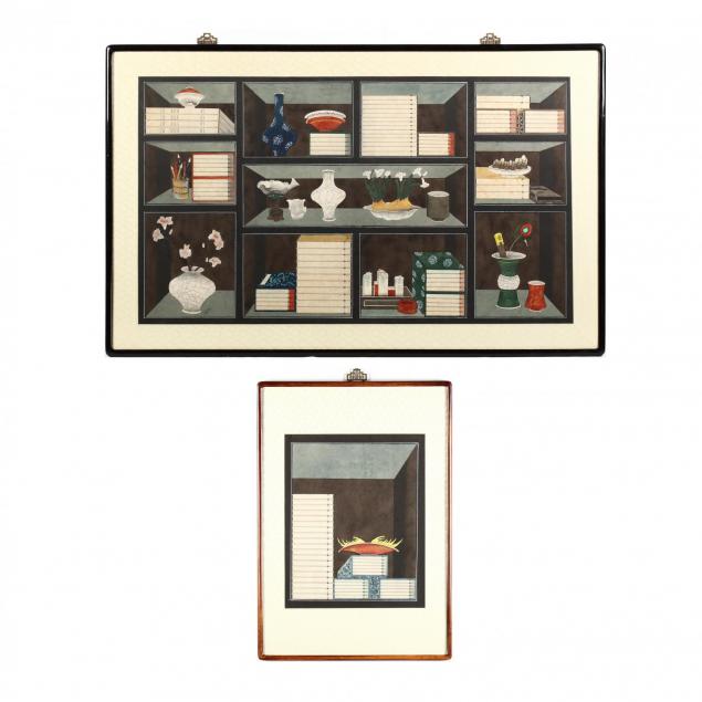 two-korean-contemporary-i-chaekkori-i-prints
