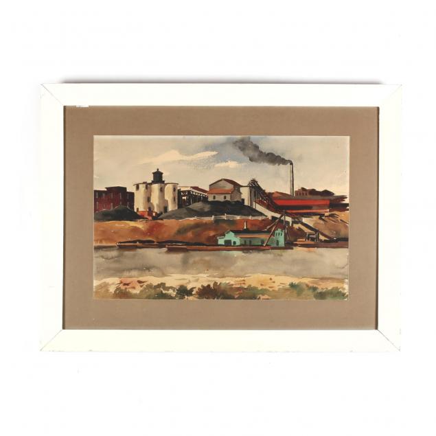 american-school-industrial-landscape-watercolor