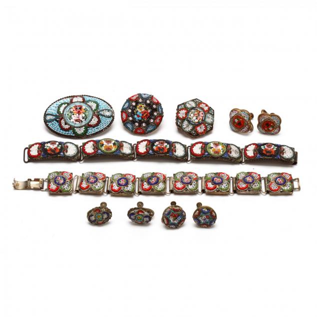 an-assortment-of-micro-mosaic-jewelry