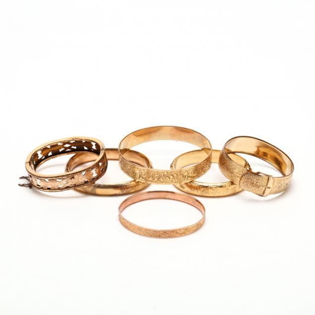 six-gold-filled-bangle-bracelets