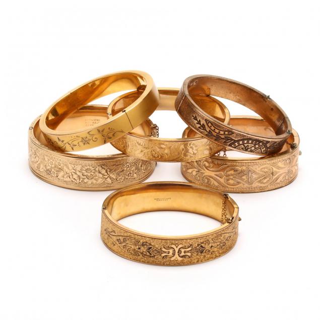 six-gold-filled-bangle-bracelets