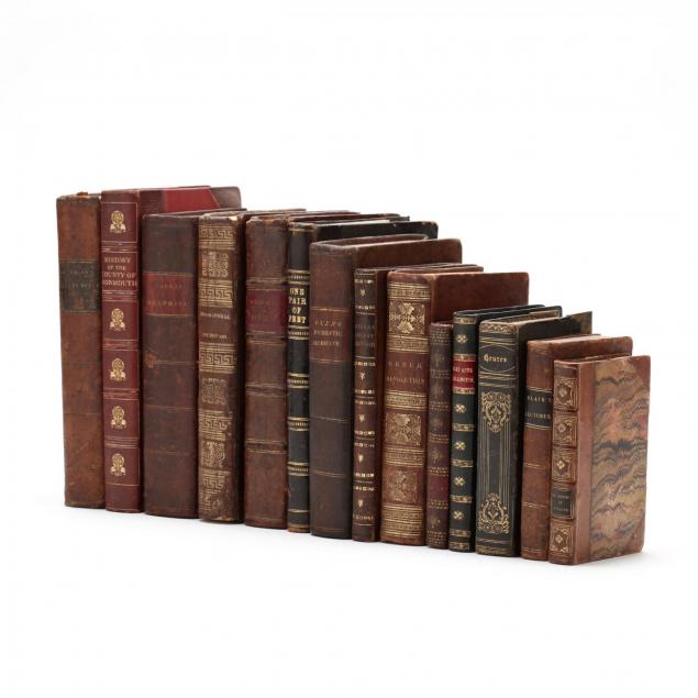 fourteen-decorative-leather-bound-books