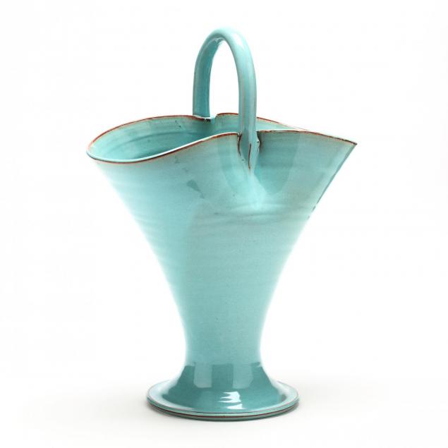 nc-pottery-flower-basket-vase