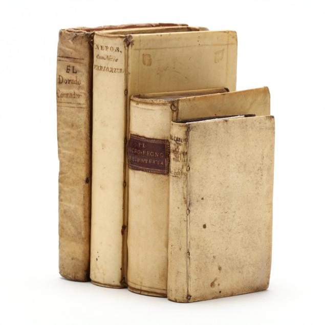 four-early-works-bound-in-vellum