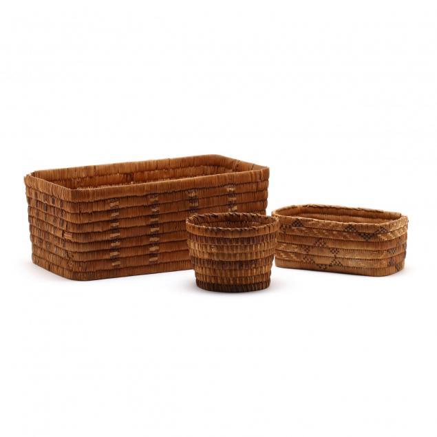 three-vintage-native-american-baskets