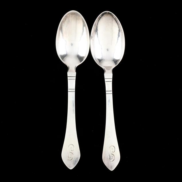 a-pair-of-georg-jensen-continental-antik-silver-spoons