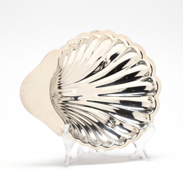 christofle-silverplate-shell-dish