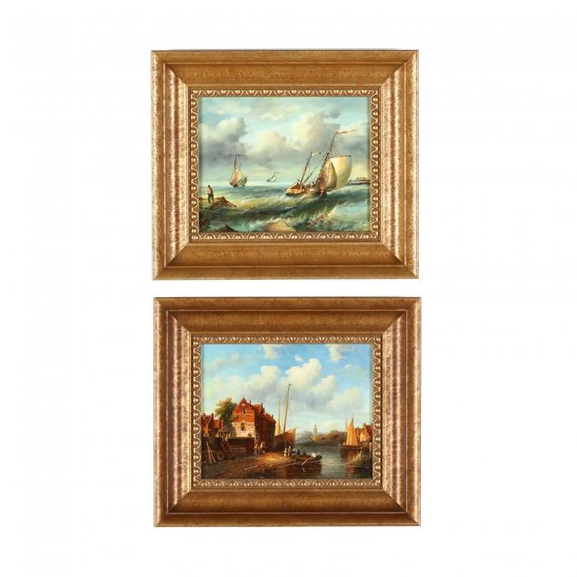 a-pair-of-dutch-maritime-paintings