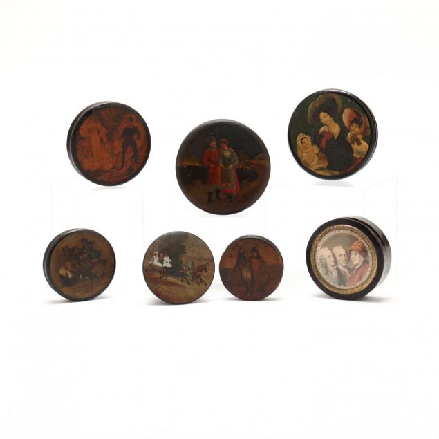 a-group-of-six-snuffs-with-painted-covers