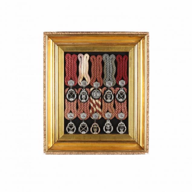 framed-collection-of-odd-fellows-regalia