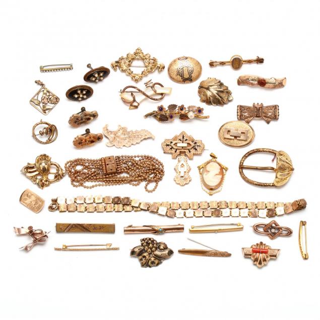 a-group-of-victorian-gold-filled-jewelry