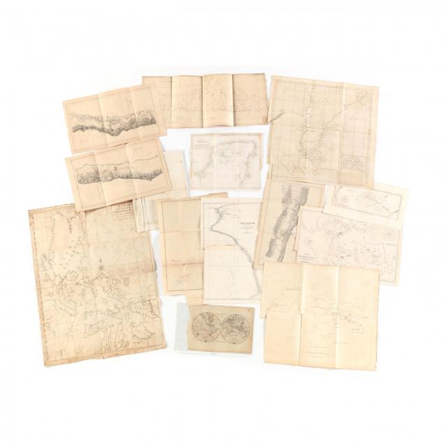 collection-of-twelve-maps-and-charts-18th-19th-century