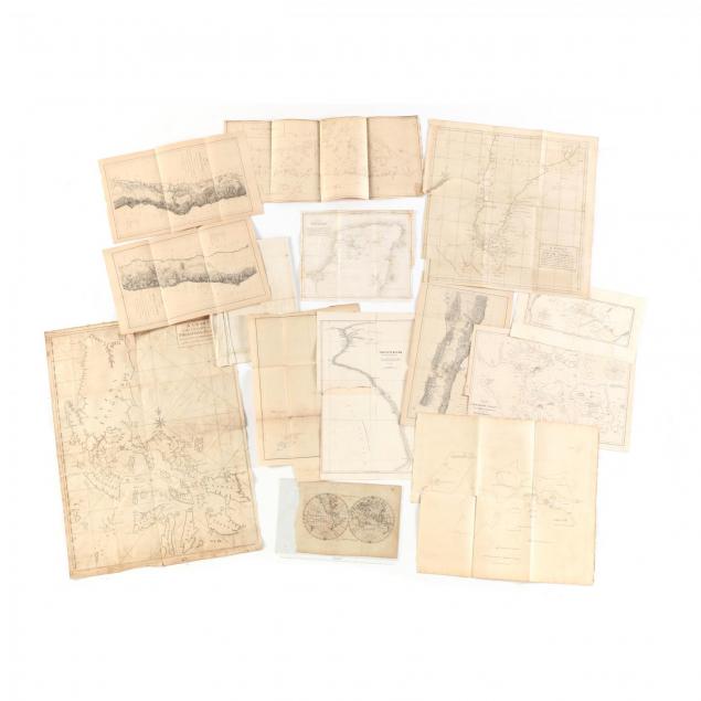 collection-of-twelve-maps-and-charts-18th-19th-century