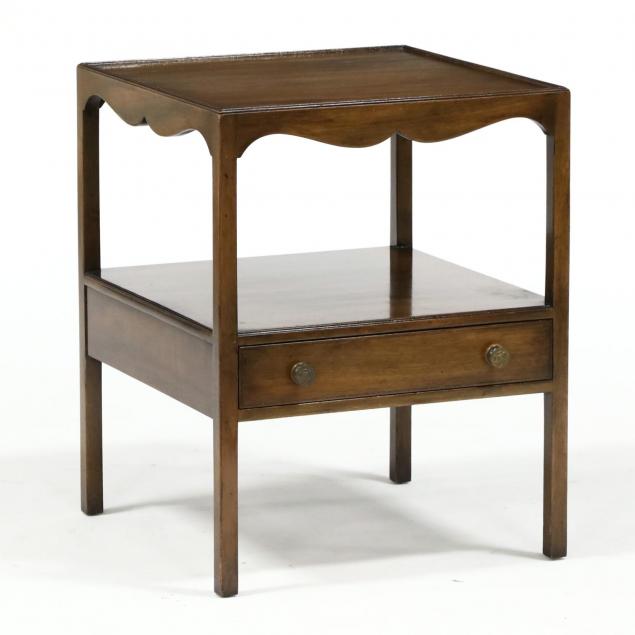 kittinger-chippendale-style-one-drawer-table
