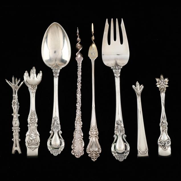 eight-sterling-silver-flatware-pieces
