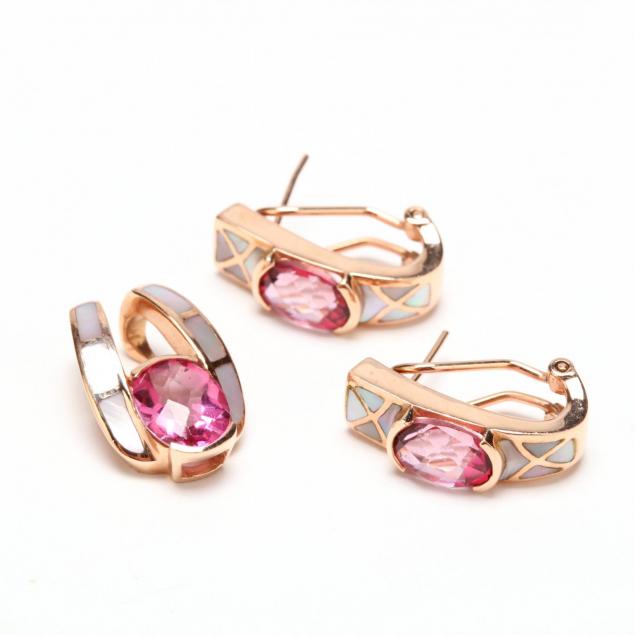 14kt-rose-gold-pink-topaz-and-opal-suite