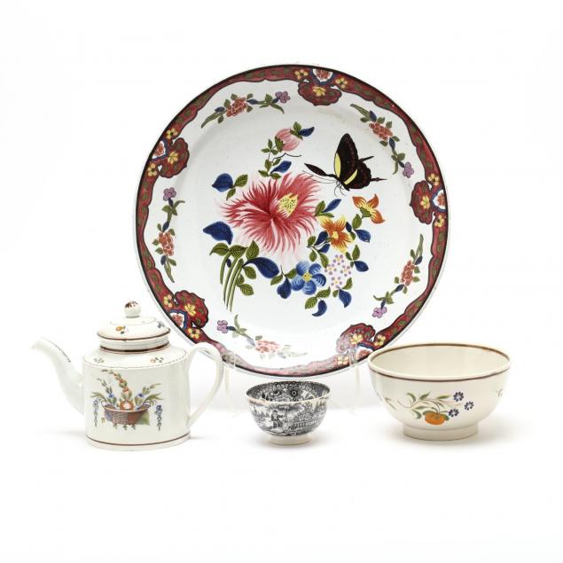 four-antique-tableware-items