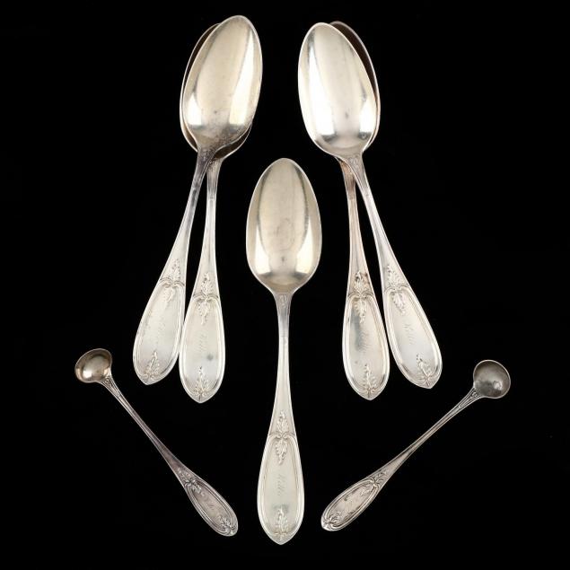 seven-american-coin-silver-serving-spoons
