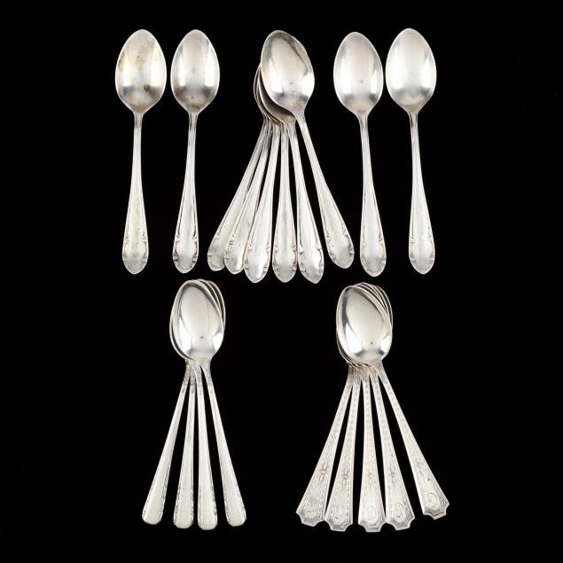 an-assembled-set-of-sterling-silver-demitasse-spoons