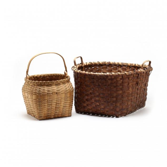 two-vintage-baskets