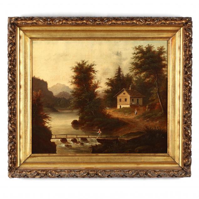 antique-hudson-river-school-landscape-painting