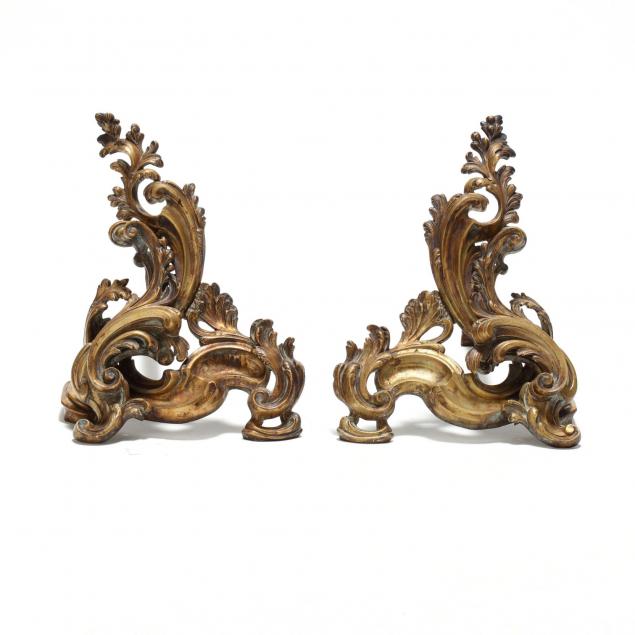 pair-of-french-rococo-style-brass-chenets