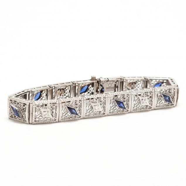 14kt-white-gold-diamond-and-sapphire-bracelet