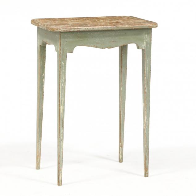 french-country-distressed-painted-side-table