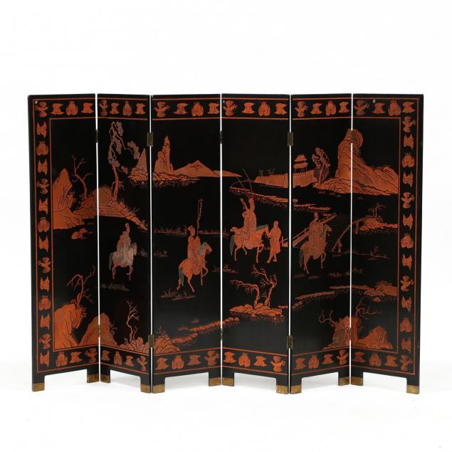 chinese-carved-diminutive-six-panel-floor-screen